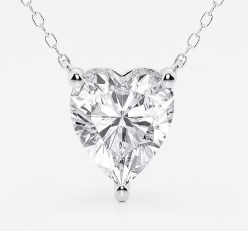 Heart Shape Diamond Pendant