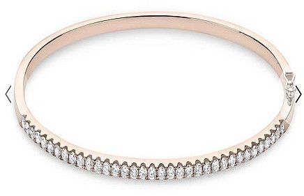 Real Round Shape Rose Gold Diamond Bracelet
