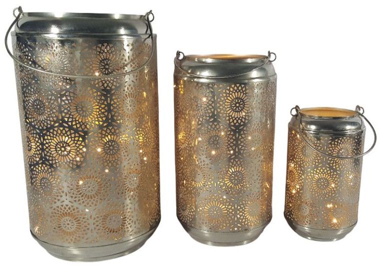 13 Inch Iron Decorating Hanging Lanterns