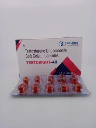 Testoright 40mg Testosterone Undecanoate Capsules