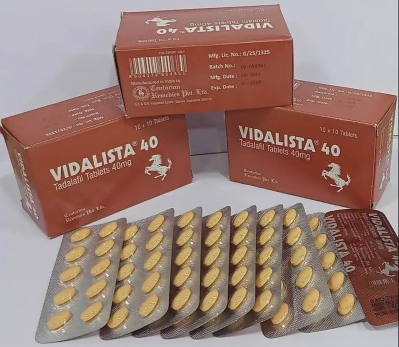 Vidalista 40mg Tadalafil Tablets