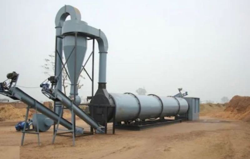 Automatic Rotary Biomass Drum Dryer Machine