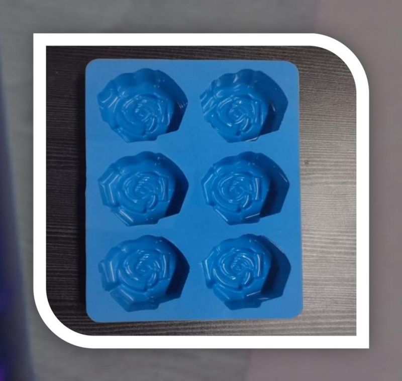 100 Gram Rose Silicon Soap Mould