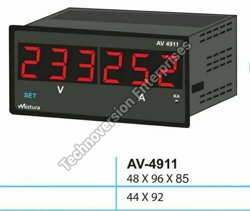 Combined 1 Phase Volt / AMP Meter
