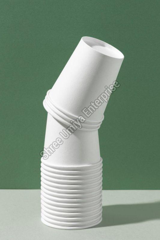 White 8 Oz Single Wall Paper Cup