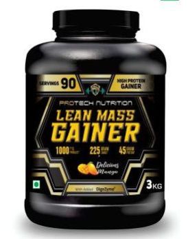 Protech Nutrition 3kg Lean Mass Gainer, Delicious Mango Flavor