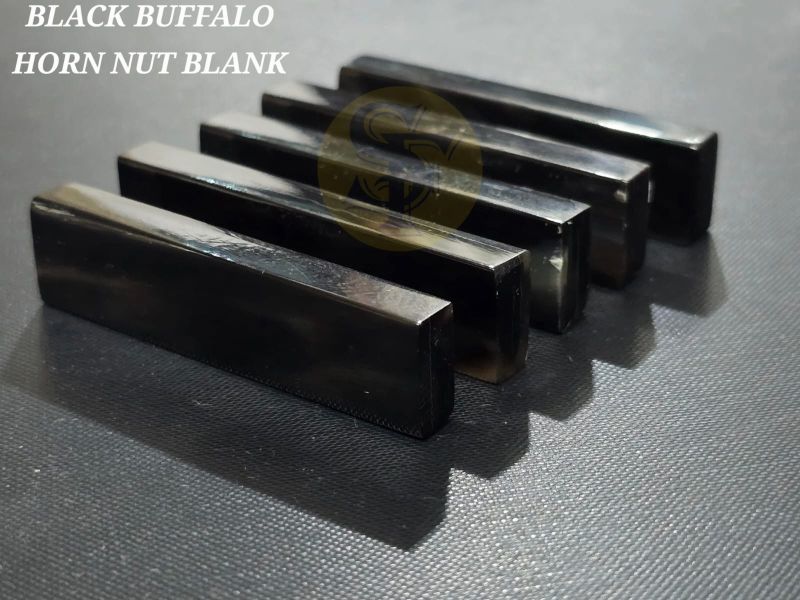 Black Buffalo Horn Nut Blank