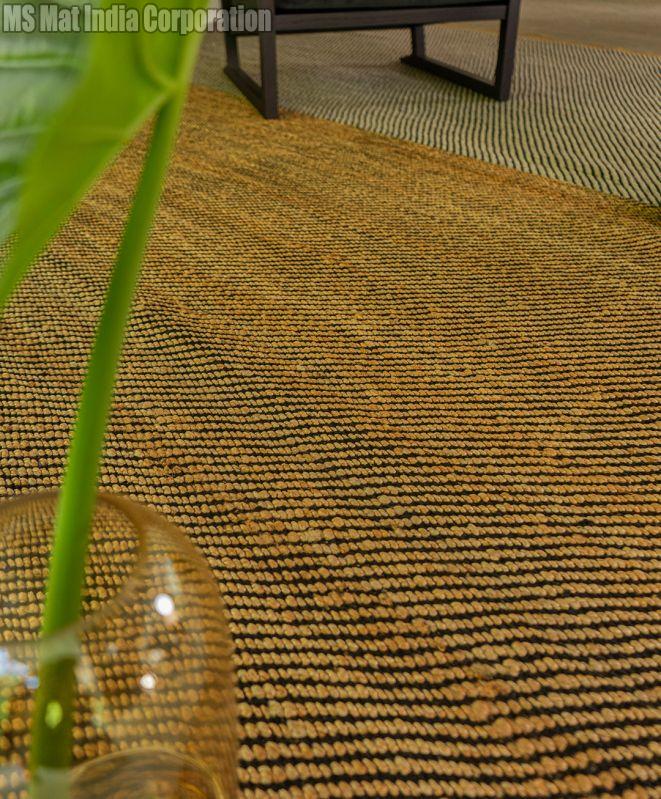 Beige Modern Braided Jute Rug
