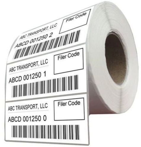 80 GSM Polyester Printed Barcode Label