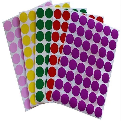 Multicolor Self Adhesive Sticker