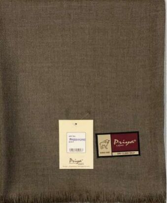 Brown Men Plain Woolen Lohi