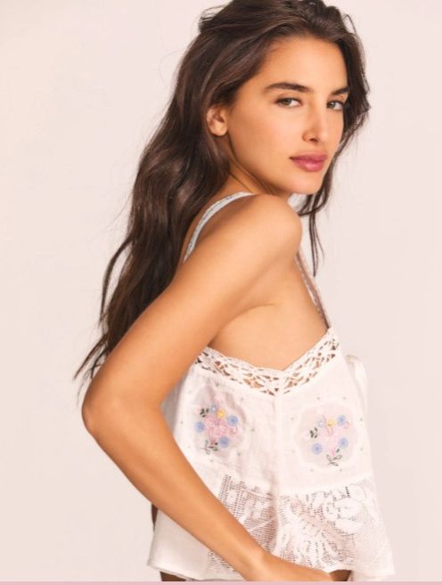 100% Cotton Embroidered Women Tops