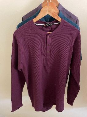 Men\' 100% Cotton Flat Knit T Shirts