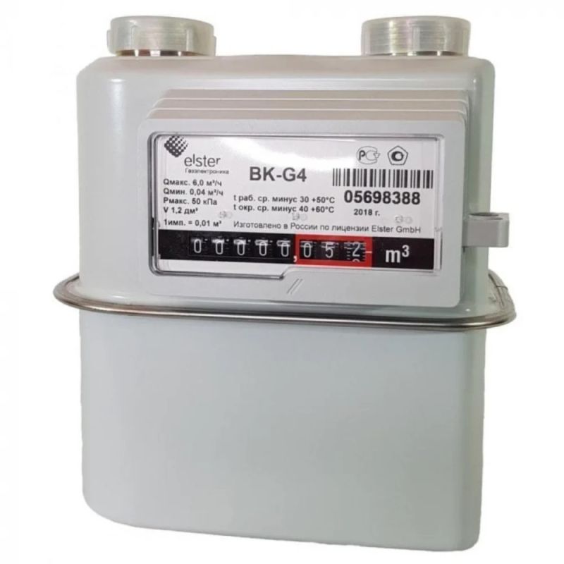 G4 Diaphragm Gas Flow Meter