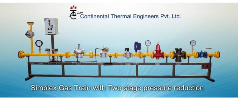 Simplex Gas Train with Two Stage Pressure Reduction