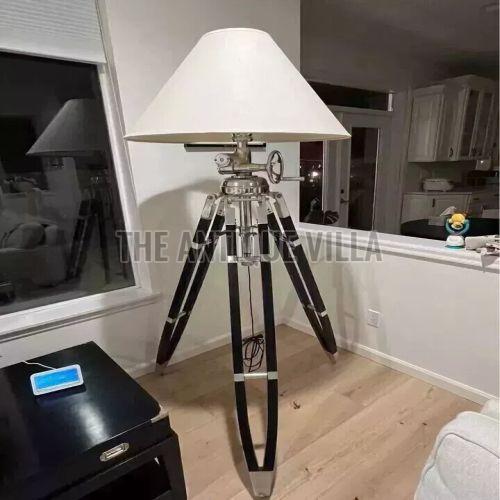 Royal Black Tripod Floor Lamp