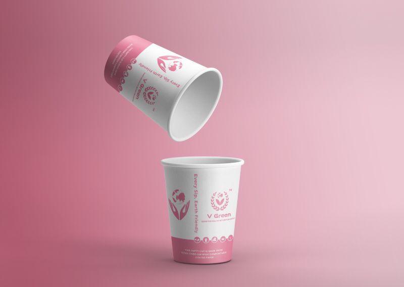 Plastic Free Bio Compostable Paper Cup