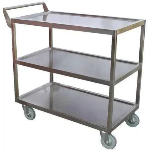 Stainless Steel Service Trolley