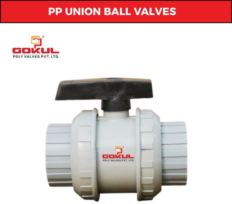 pp union type ball valve
