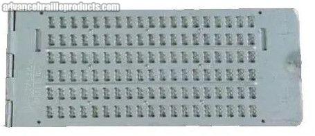 6 Line 19 Cells Pocket Braille Writing Frame