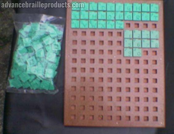 Crossword Game in Braille