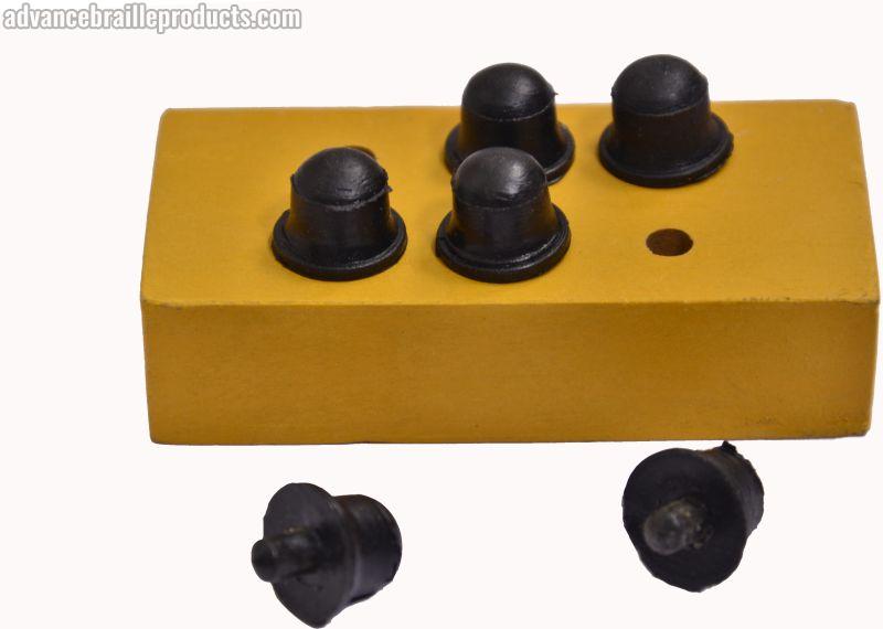 Large Braille Dots for Training