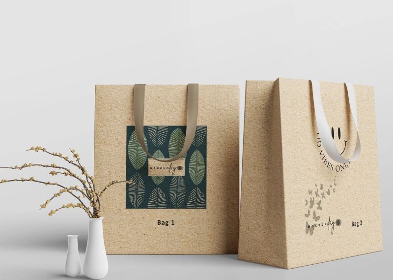Printed Recycled Paper Bags