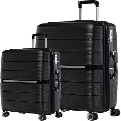 2 Piece Set Luggage Trolley Bags
