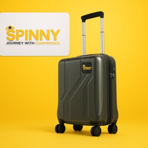 Black Rolling Trolley Suitcase
