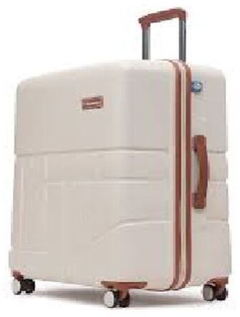 Cream Travel Trolley Bag