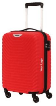 Red Rolling Trolley Suitcase