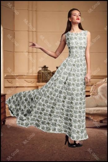 Digital Printed Dress Fabric