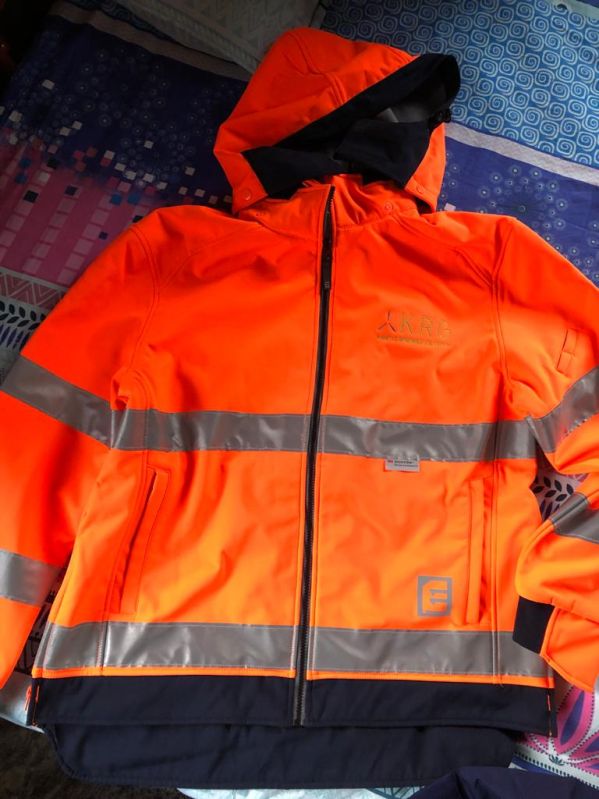 Full Sleeves Polyester Reflective Safety Jacket