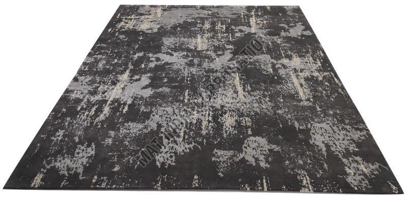Designer Hand Knotted Woolen Silk Carpet