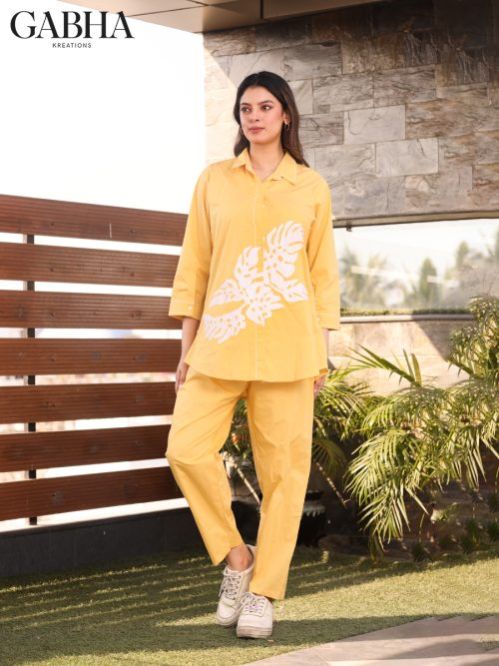 Chinnon Embroidery Women Co-ord Set