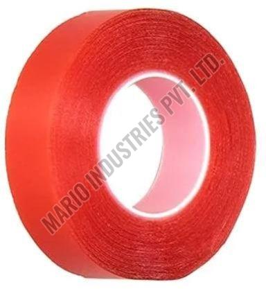 Double Sided Red Polyester Tape