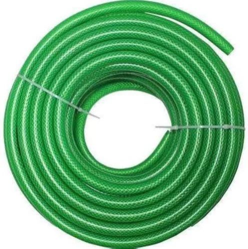 Green PVC Braided Hose Pipe