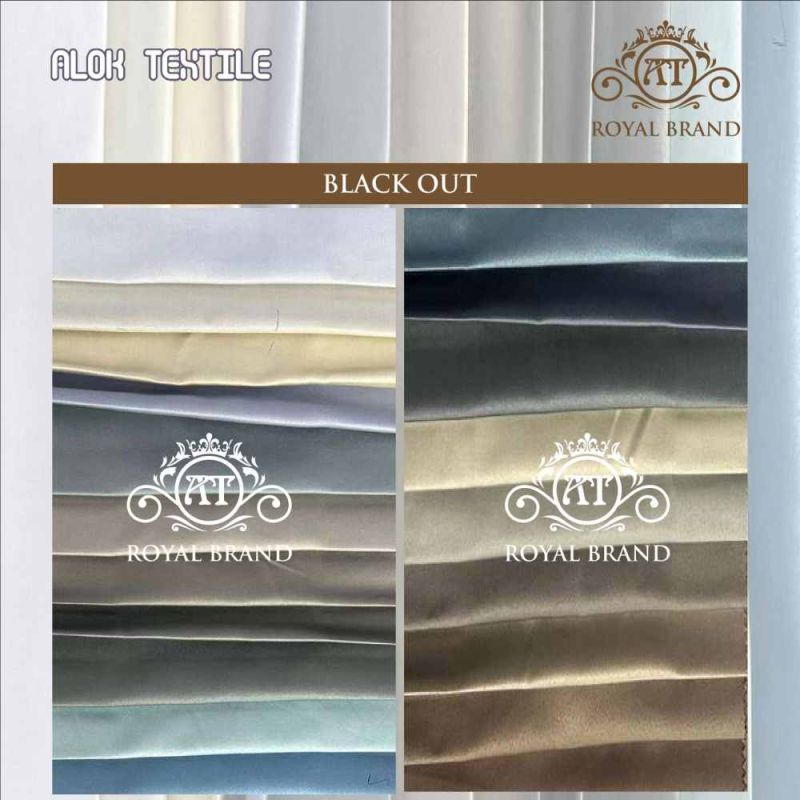 220 GSM Black Out Polyester Fabric