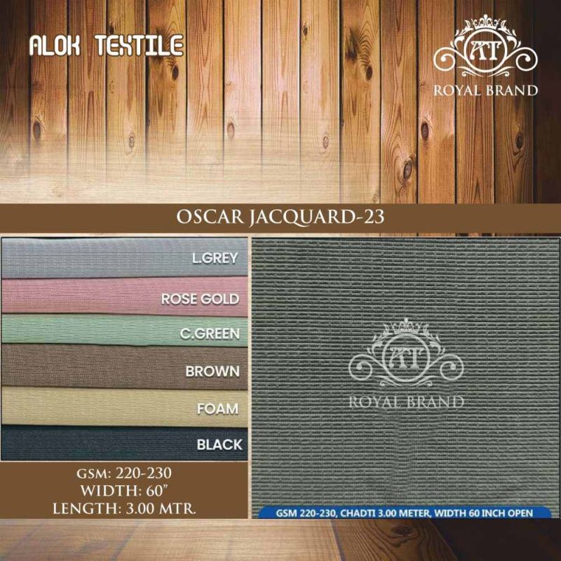 225 GSM Oscar Jacquard Polyester Fabric