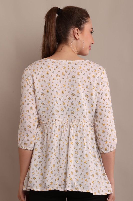 Ladies Printed Frock Top