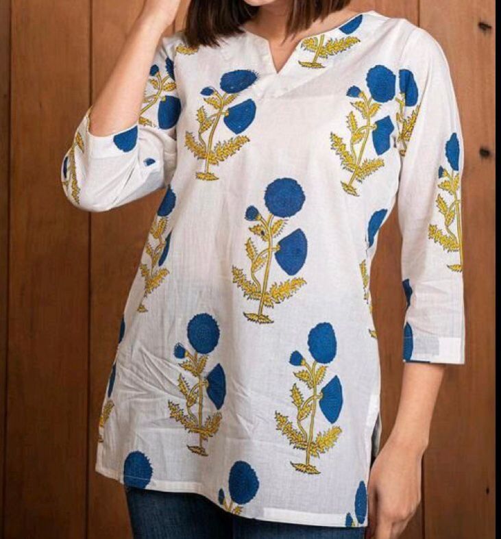 Ladies Printed Short Kurti