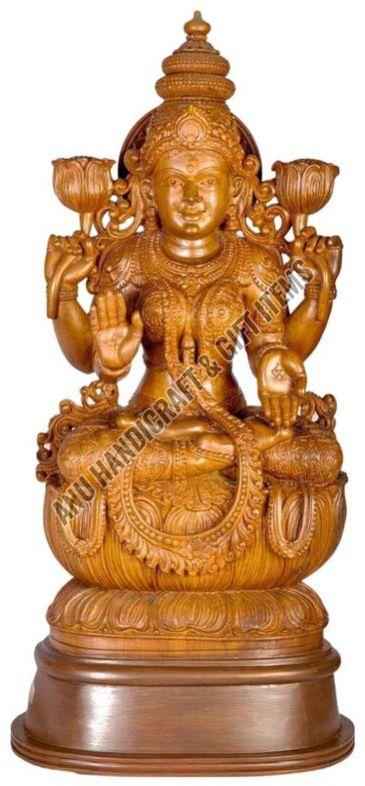 Wooden Mata Laxmi Statue