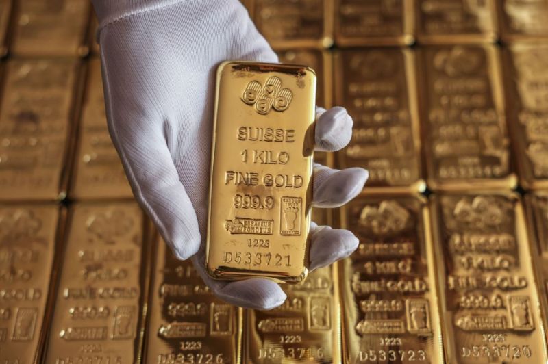 Golden 999.9% Suisse Gold Bar