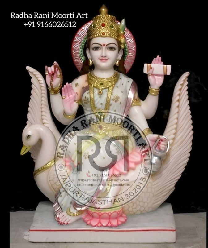 Marble Gayatri Mata Moorti