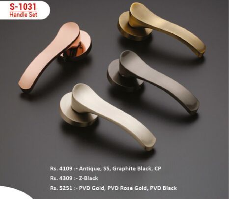EDGE S-1031 Modern Double Layer Mortise Door Handle Set