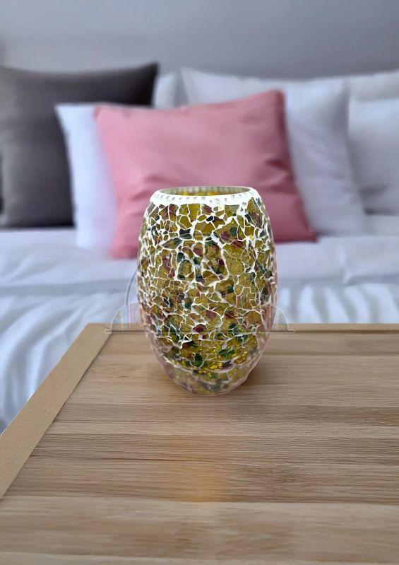 8 Inch Dholak Shaped Tafan Table Lamp