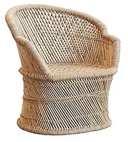 Brown Bamboo Arm Chair