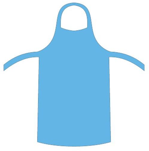 Blue Disposable Polyethylene Apron
