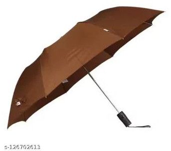 Brown Polyester Umbrella