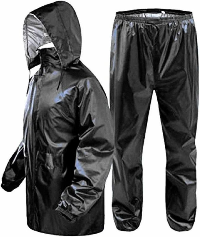 Mens Black Rain Coat
